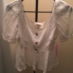 Short Sleeve cropped blouse